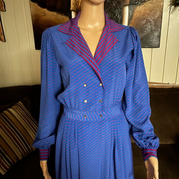 Vtg~”J.Y. By John Yang” Women Size 8 Dress - Picture 3 of 8